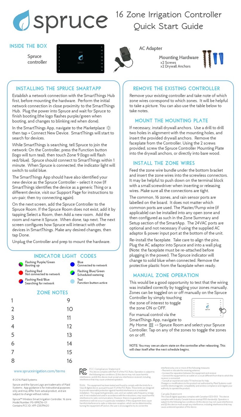 Spruce PS-SPRZ16-0 quick start guide