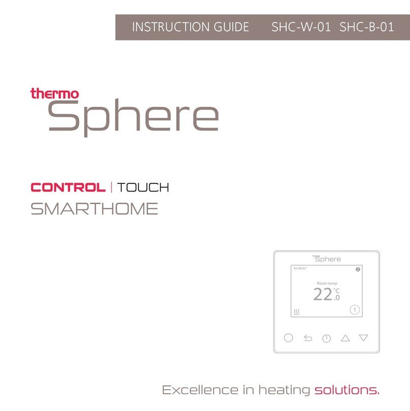 Thermo Sphere SHC-W-01 Instruction guide