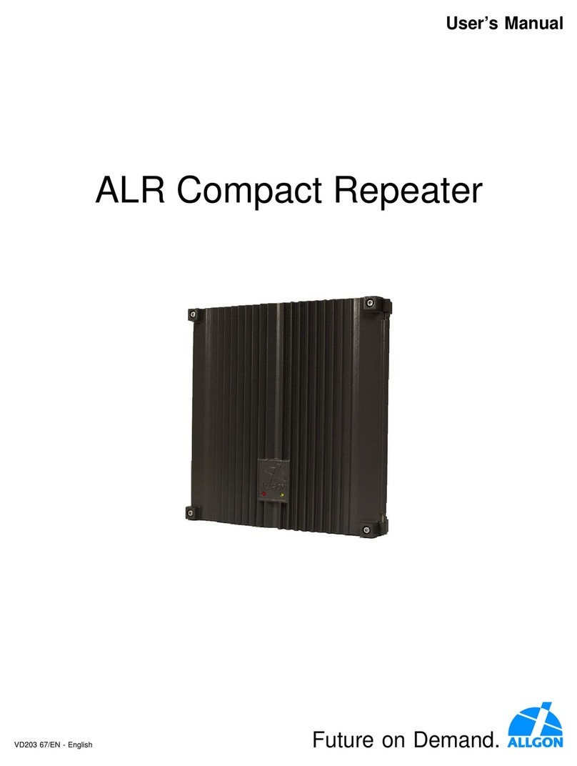 Allgon ALR Compact Repeater user manual