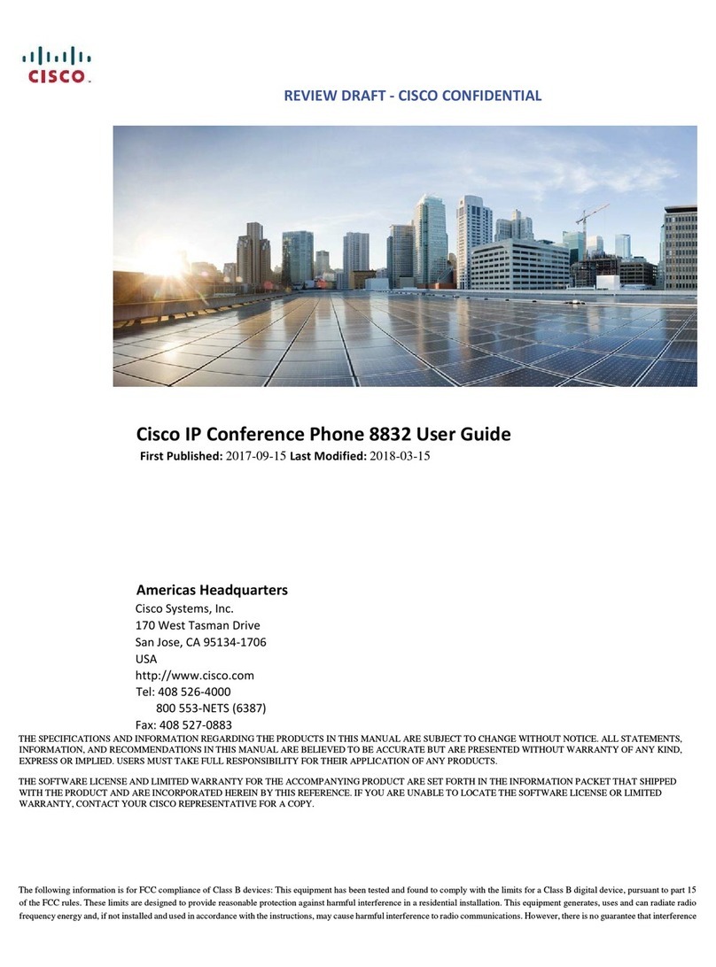 Cisco 8832 User manual