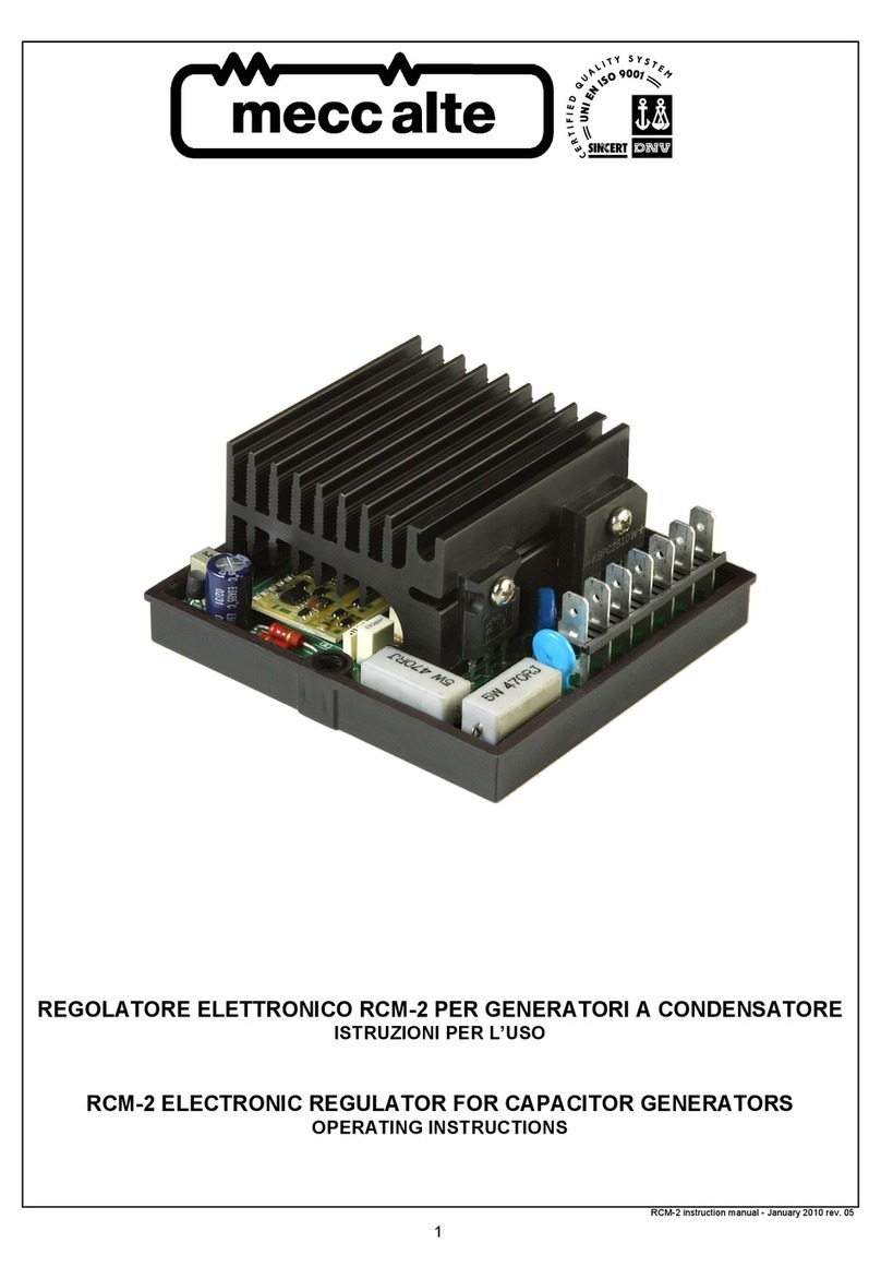 Mecc Alte RCM-2 User manual