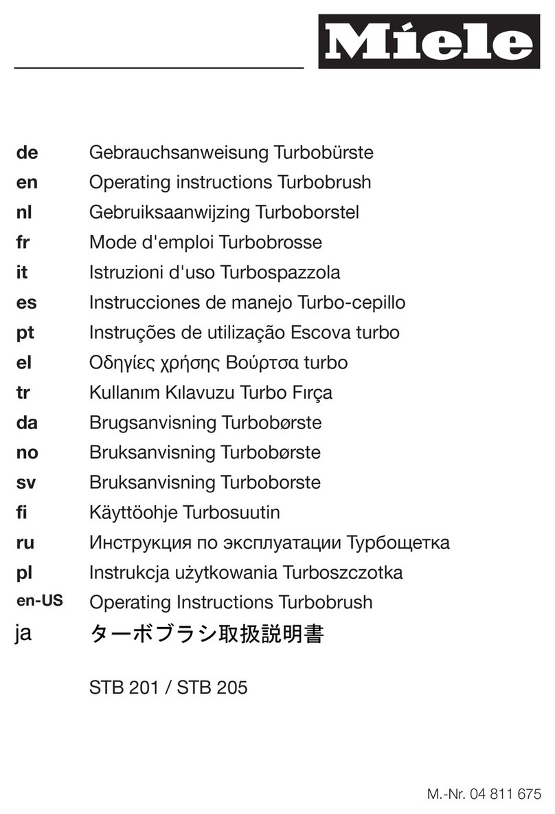 Miele STB 205 User manual
