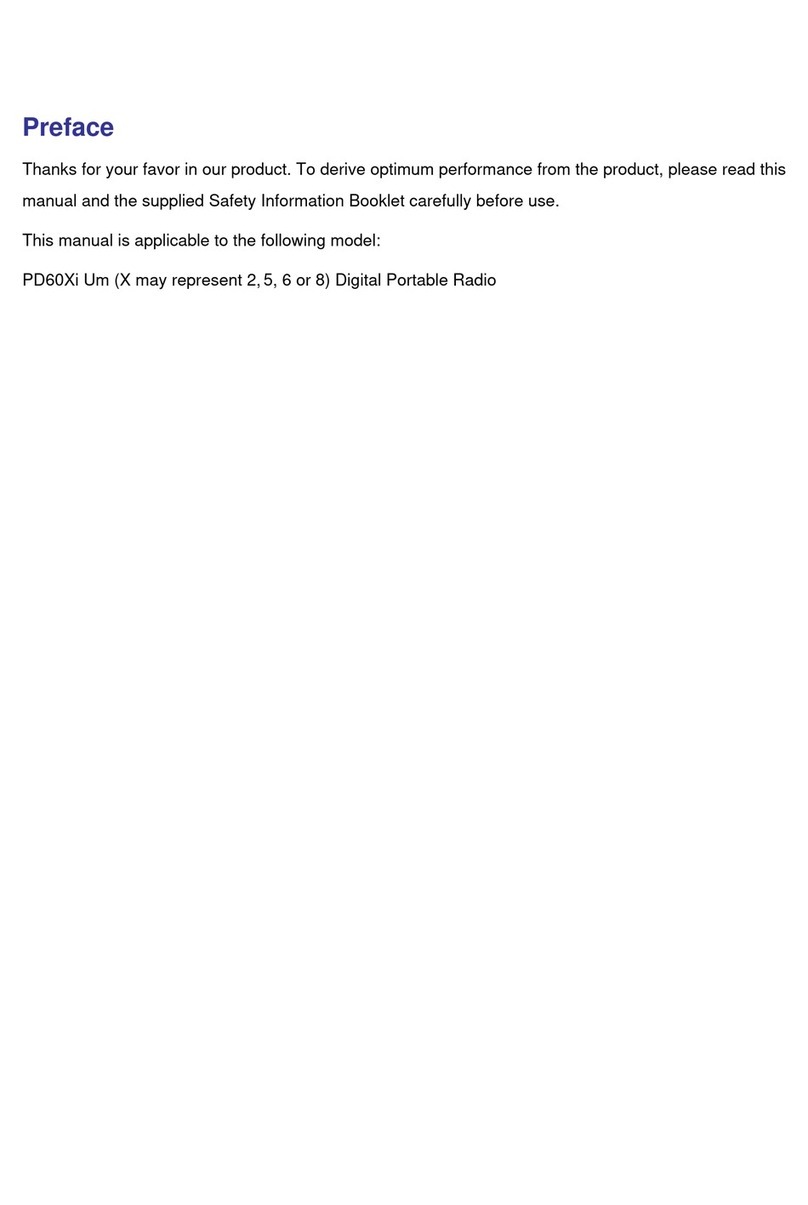 Hytera PD60Xi Um User manual