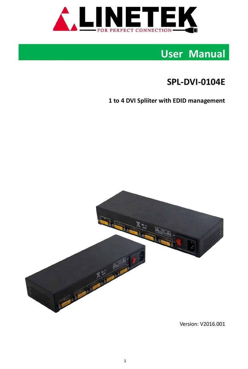 Linetek SPL-DVI-0104E user manual