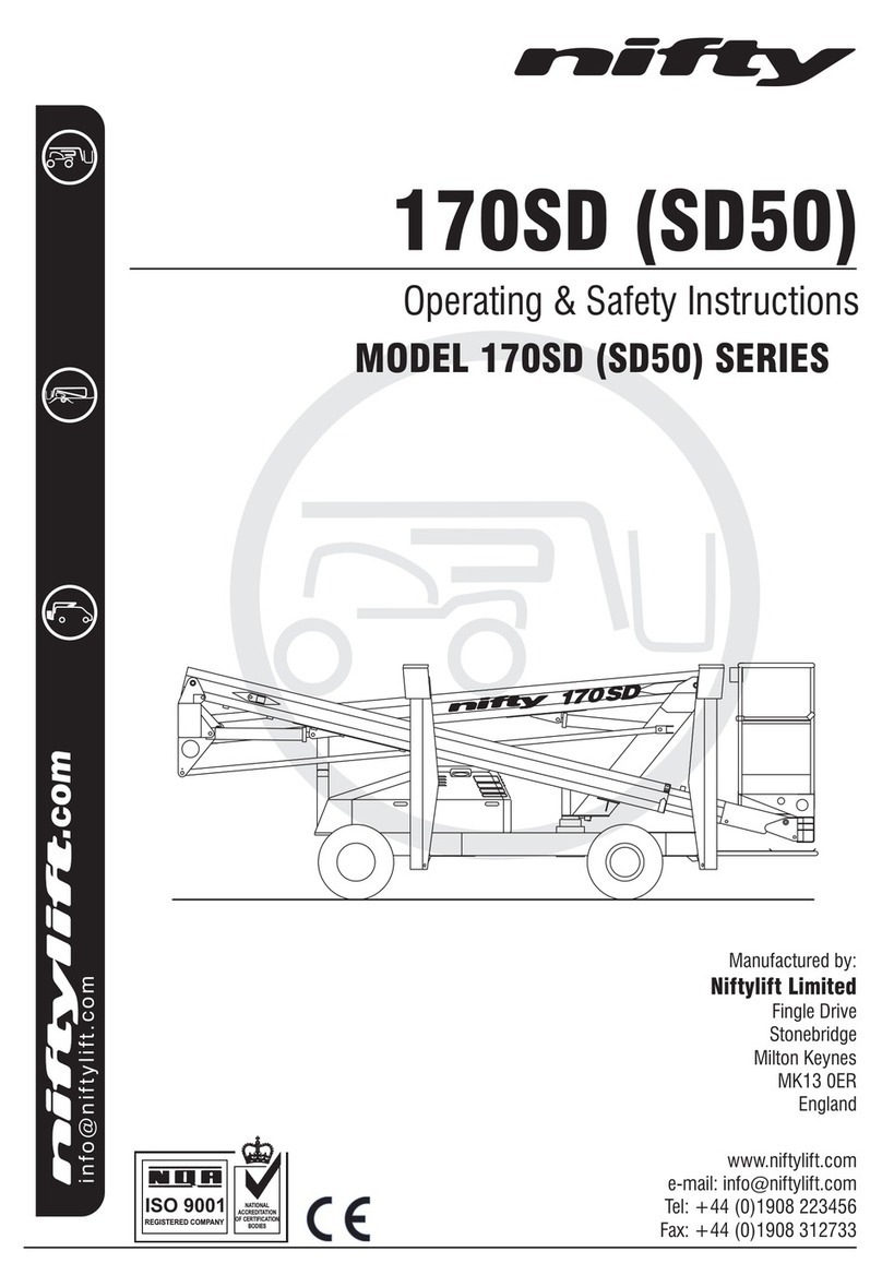 nifty 170SD series Assembly instructions