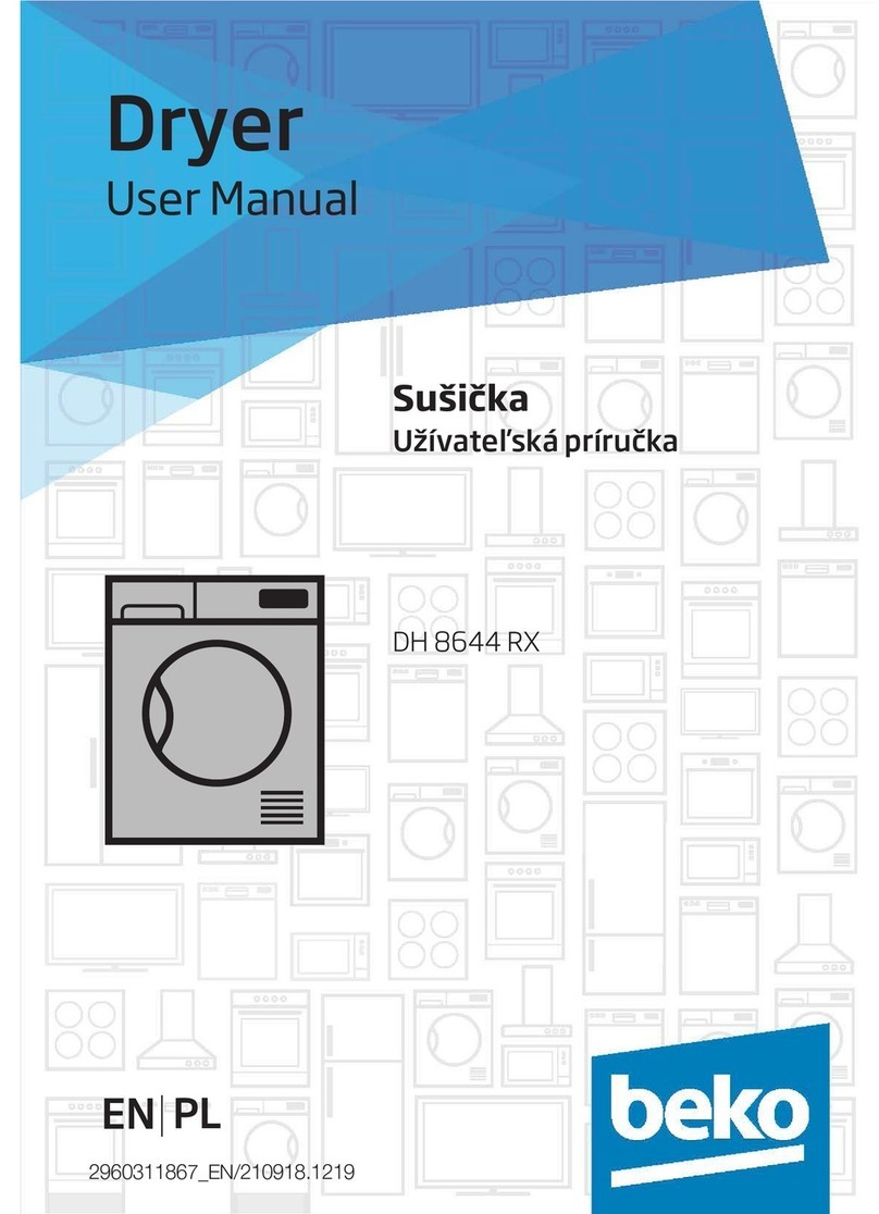 Beko DH 8644 RX user manual