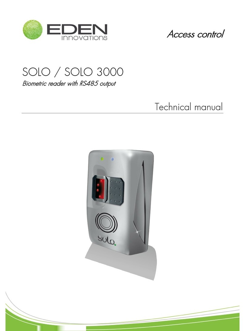 Eden SOLO Technical manual Eden SOLO Technical manual