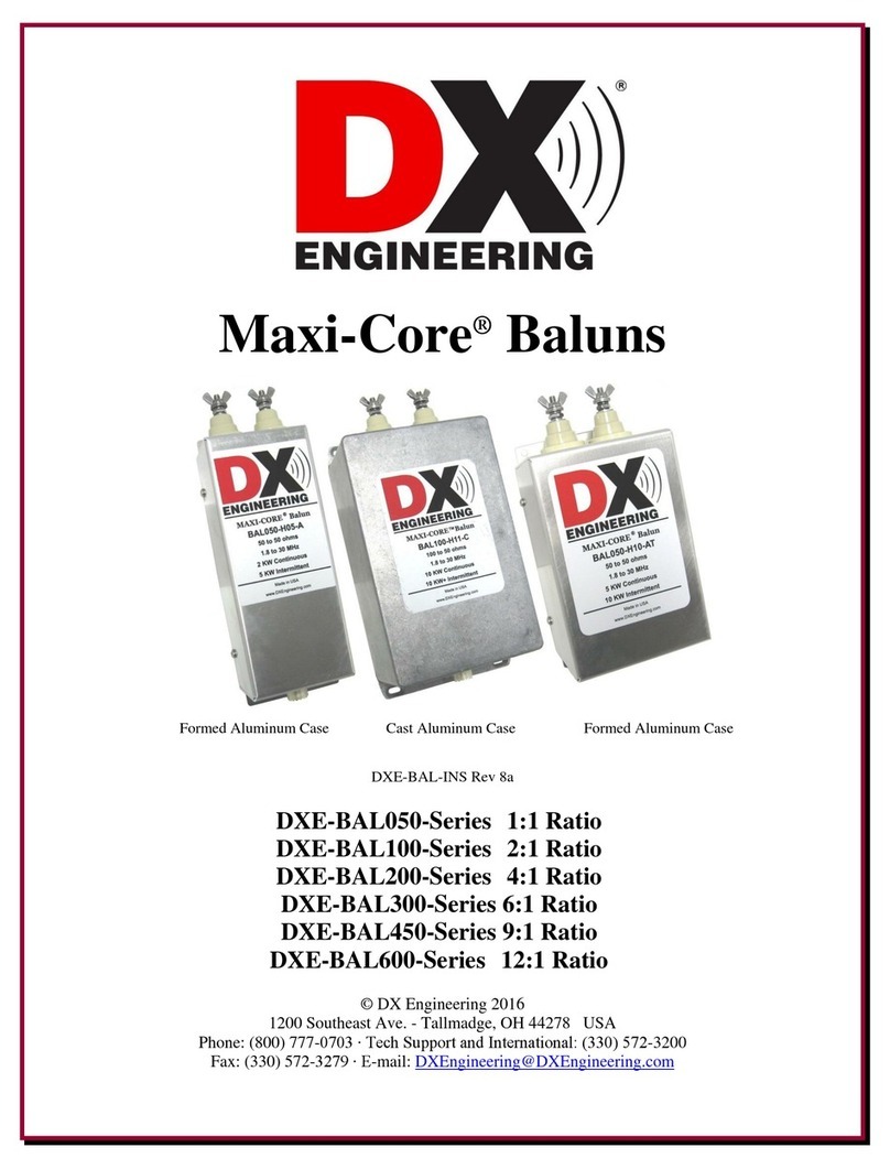 DX Engineering Maxi-Core DXE-BAL050-Series manual