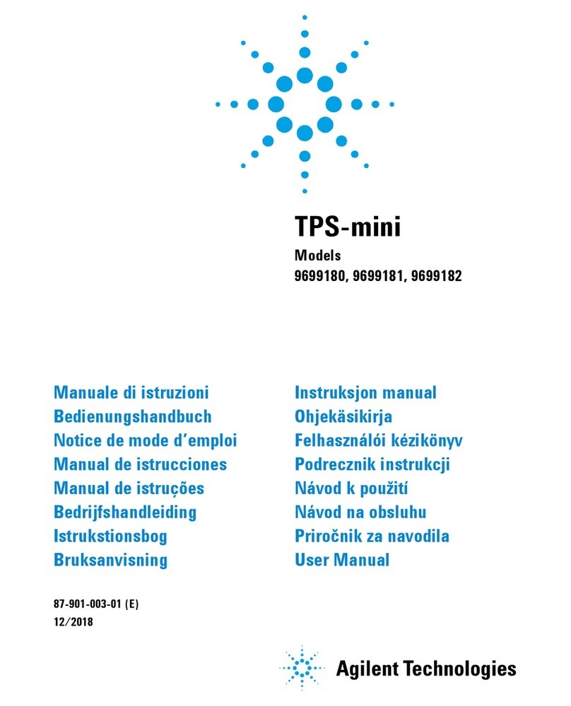 Agilent Technologies TPS-mini 9699180 User manual