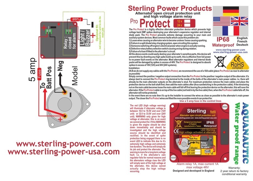 Sterling Power Products Pro Protect User manual