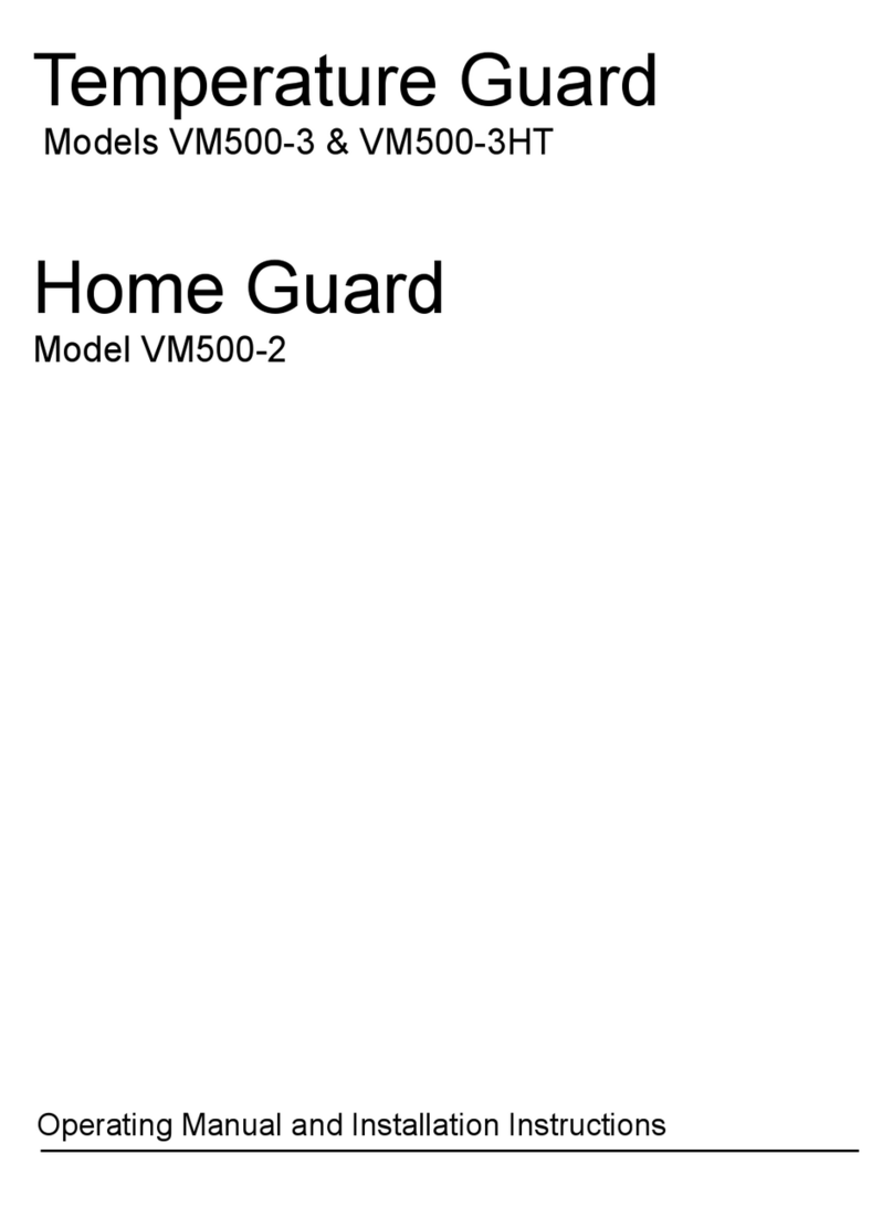 Temperature Guard VM500-2 Operating Manual and Installation Instructions