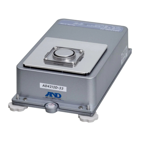 A&D AD-4212D-33 instruction manual
