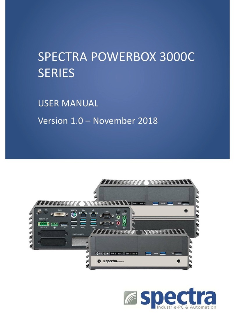Spectra POWERBOX 3000C SERIES User manual