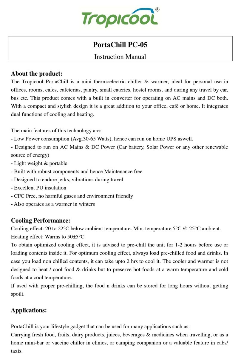 Tropicool PortaChill PC-05 instruction manual