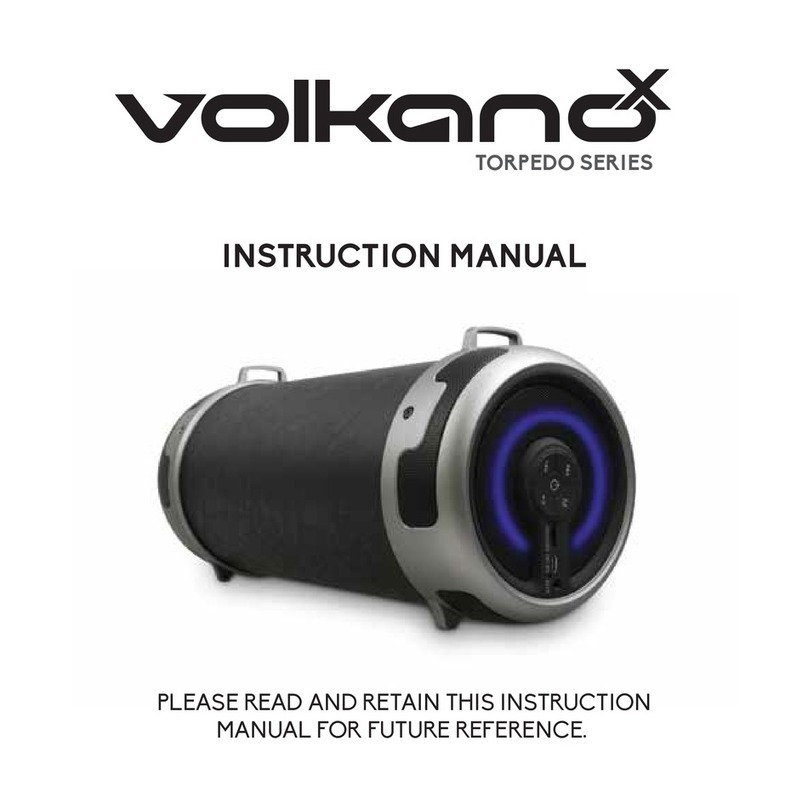 volkano X Torpedo Series instruction manual volkano X Torpedo Series instruction manual