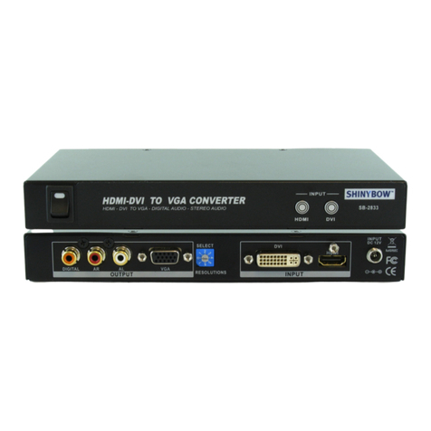 Shinybow USA SB-2833 instruction manual