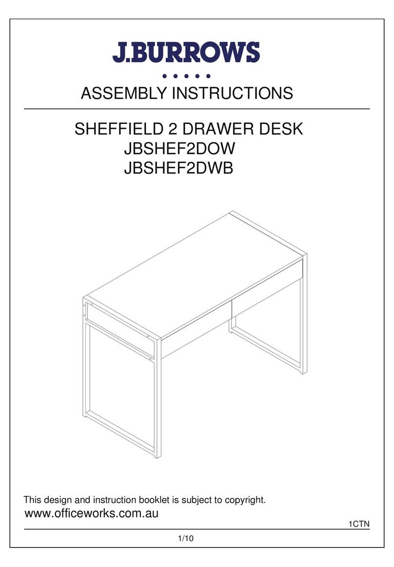 J.Burrows JBSHEF2DOW Assembly instructions J.Burrows JBSHEF2DOW Assembly instructions