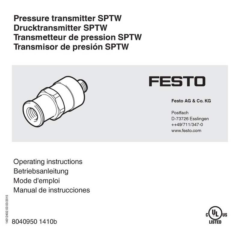 Festo SPTW Series operating instructions