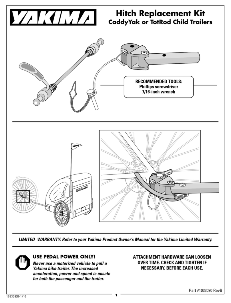 Yakima Hitch Replacement Kit owner's manual