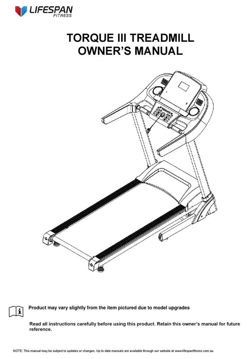 Life Span TORQUE III User manual