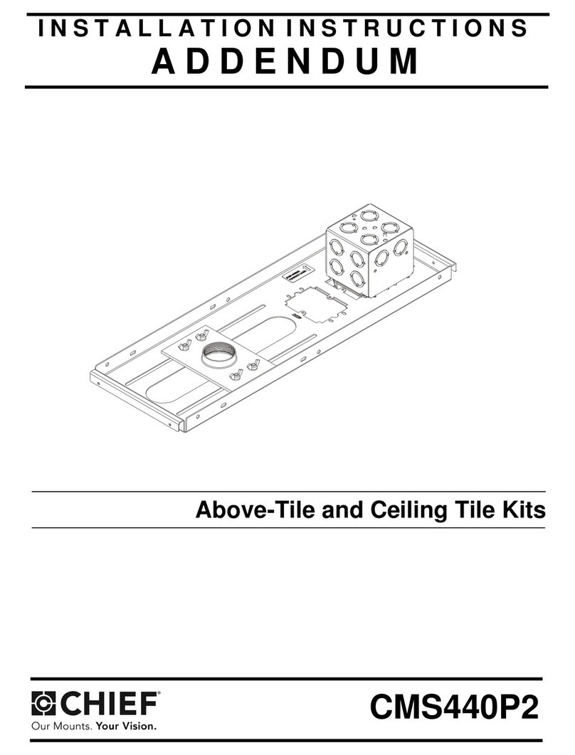 CHIEF CMS440P2 installation instructions