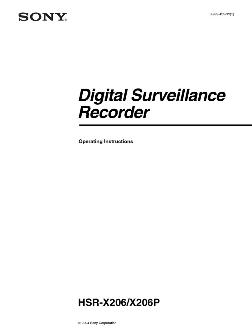 Sony HSR-X206 User manual
