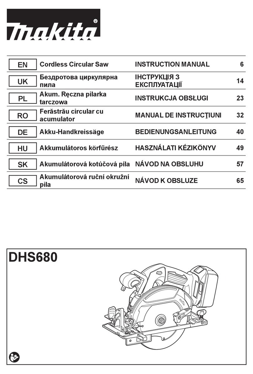 Makita DHS680 instruction manual