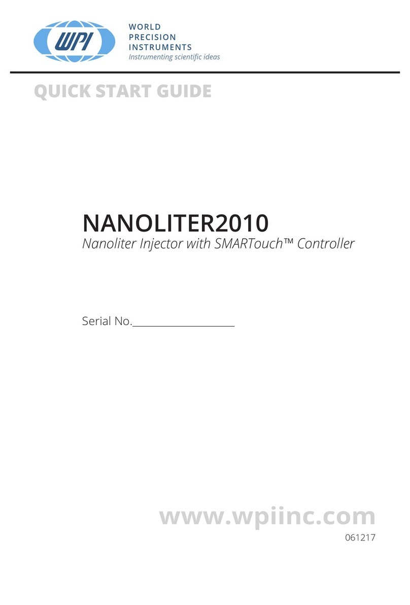 WPI NANOLITER2010 User manual