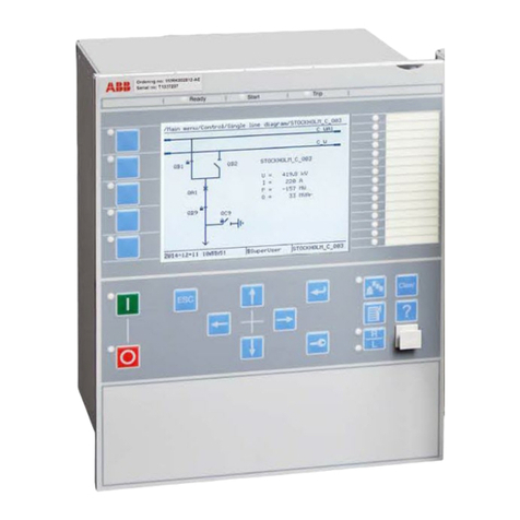 ABB Relion 670 series User manual