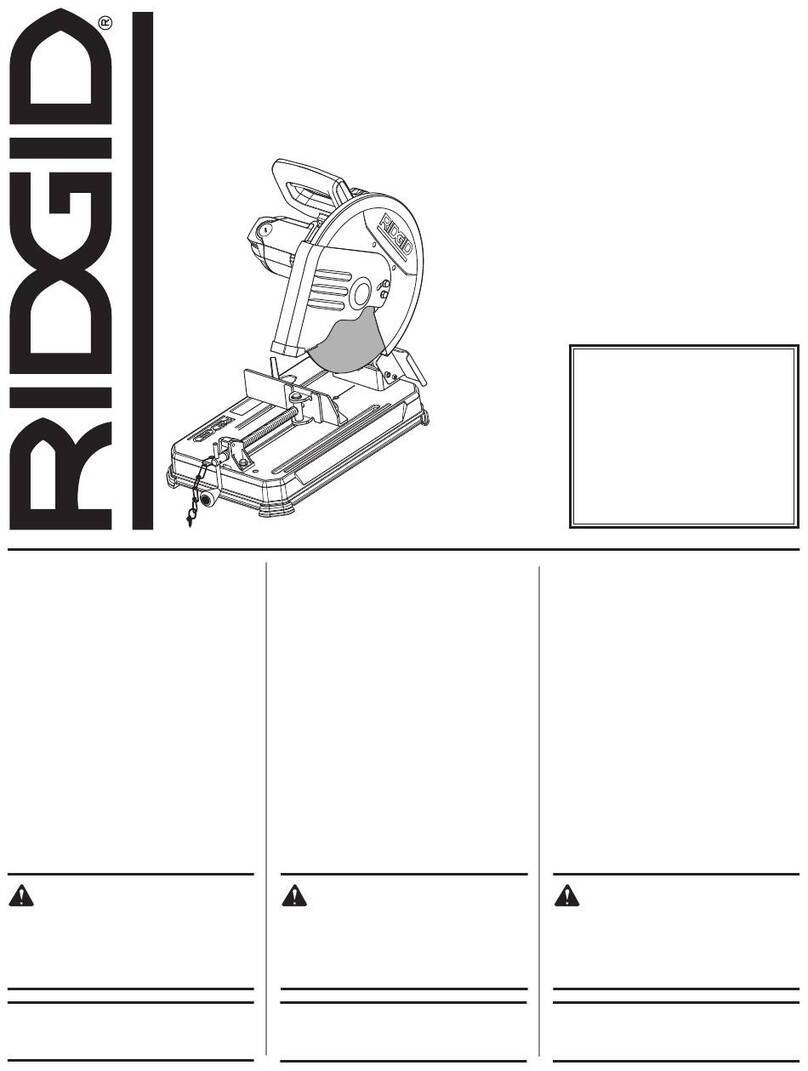 RIDGID R41422 Operator's manual