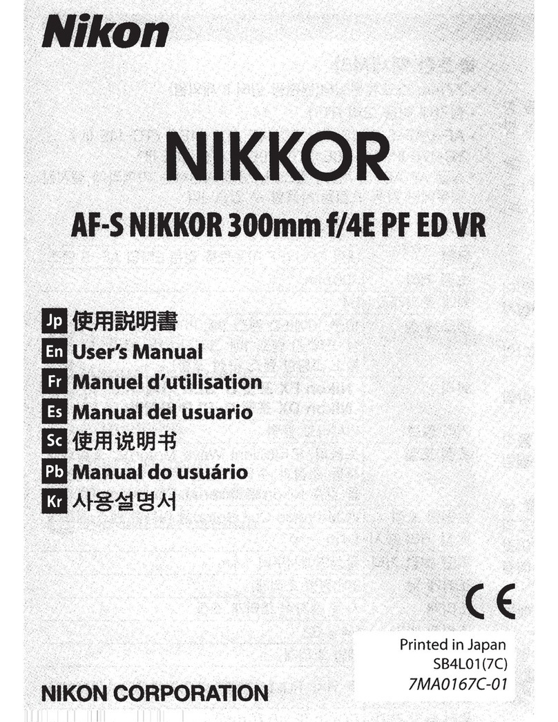 Nikon AF-S NIKKOR 300mm f/4E PF ED VR user manual