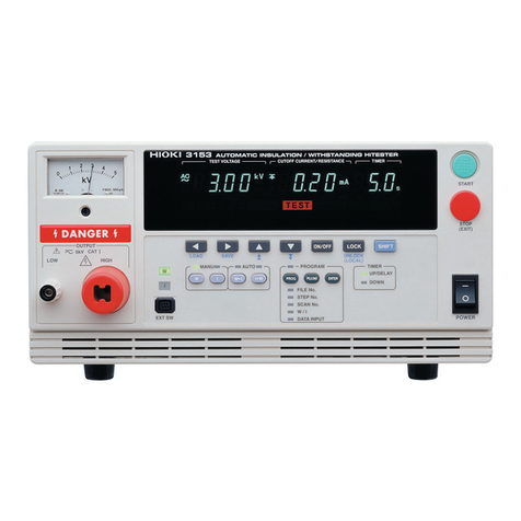 Hioki 3153 instruction manual