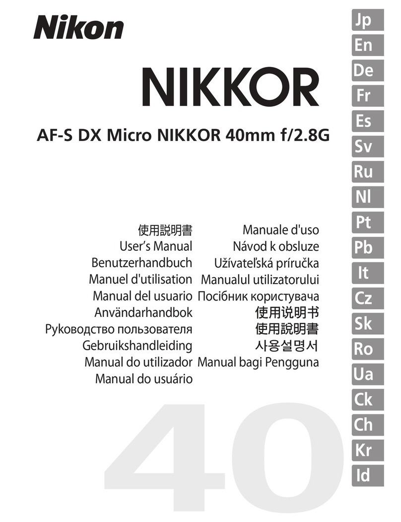 Nikon AF-S DX Micro- Nikkor 40mm f/2.8G user manual