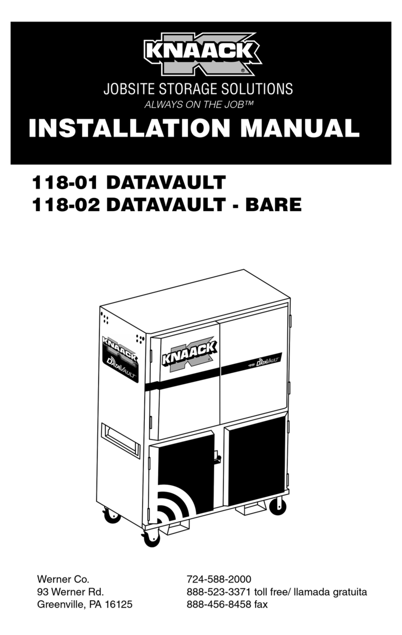 Knaack 118-01 User manual