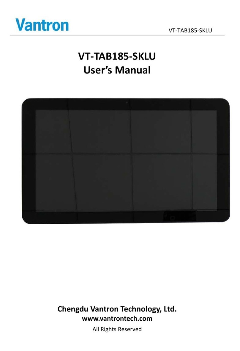 Vantron VT-TAB185-SKLU user manual