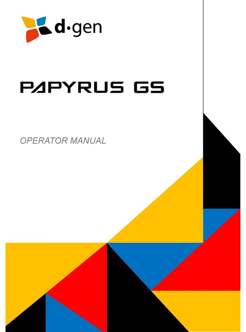 d.gen Papyrus G5/H4 User manual
