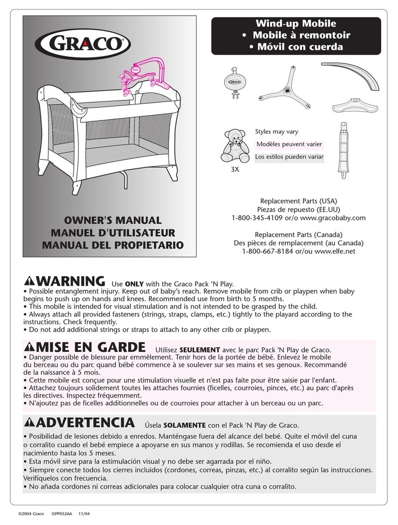 Graco Wind-up Mobile User manual