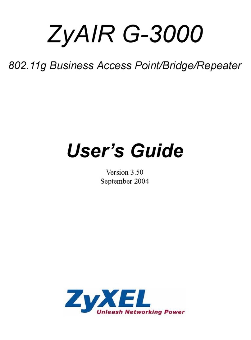ZyXEL Communications ZyAIR G-3000 User manual
