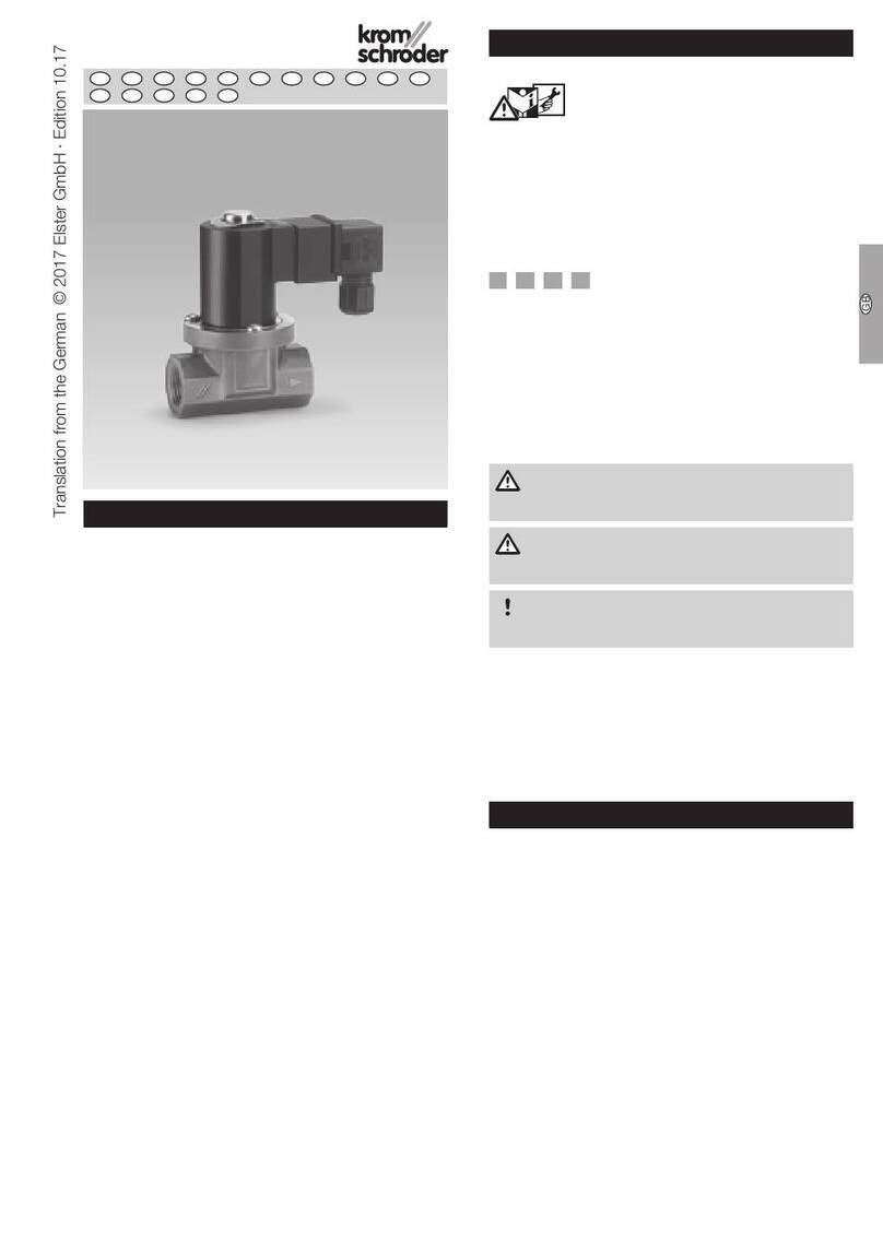 Krom Schroder VGP10 operating instructions