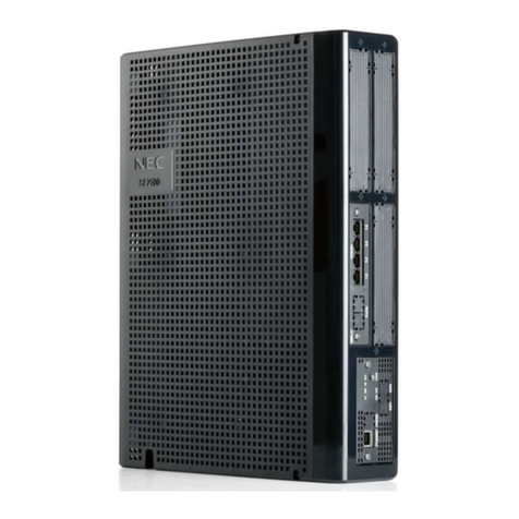 NEC UNIVERGE SL2100 User manual
