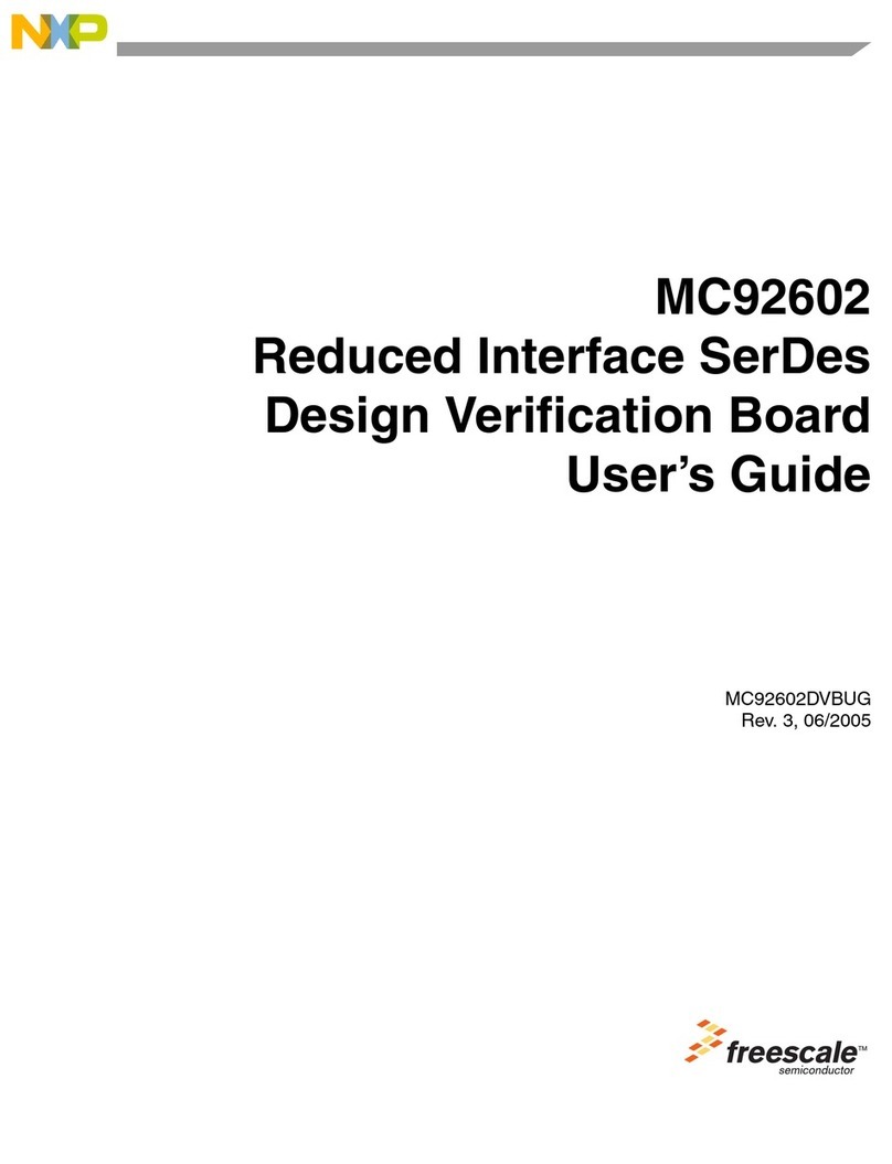 NXP Semiconductors MC92602 User manual NXP Semiconductors MC92602 User manual