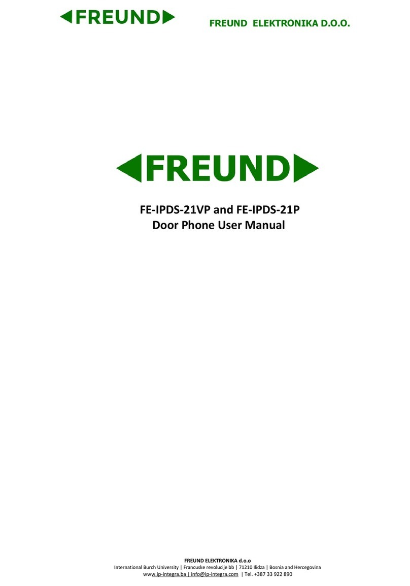 Freund FE-IPDS-21VP user manual