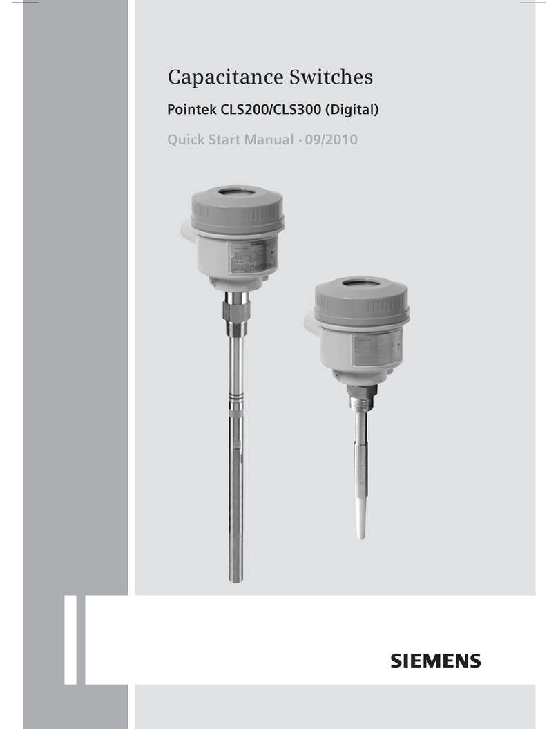 Siemens Pointek CLS200 Quick start manual