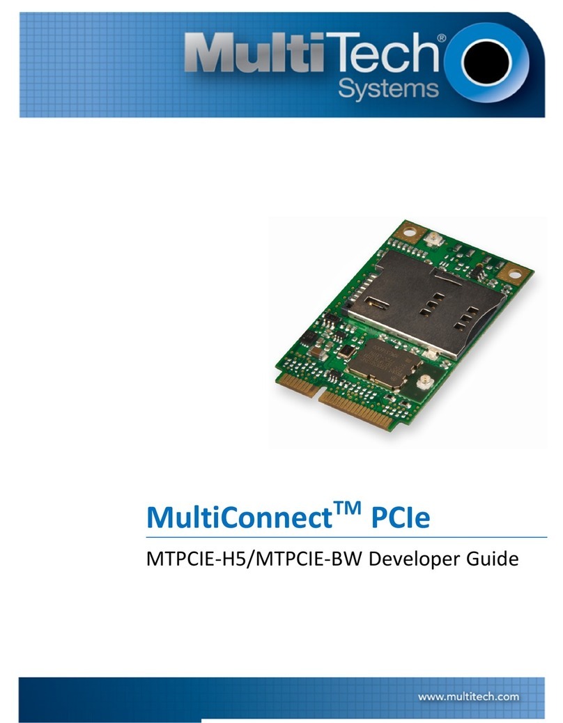 Multitech MultiConnect MTPCIE-H5 Instruction Manual Multitech MultiConnect MTPCIE-H5 Instruction Manual