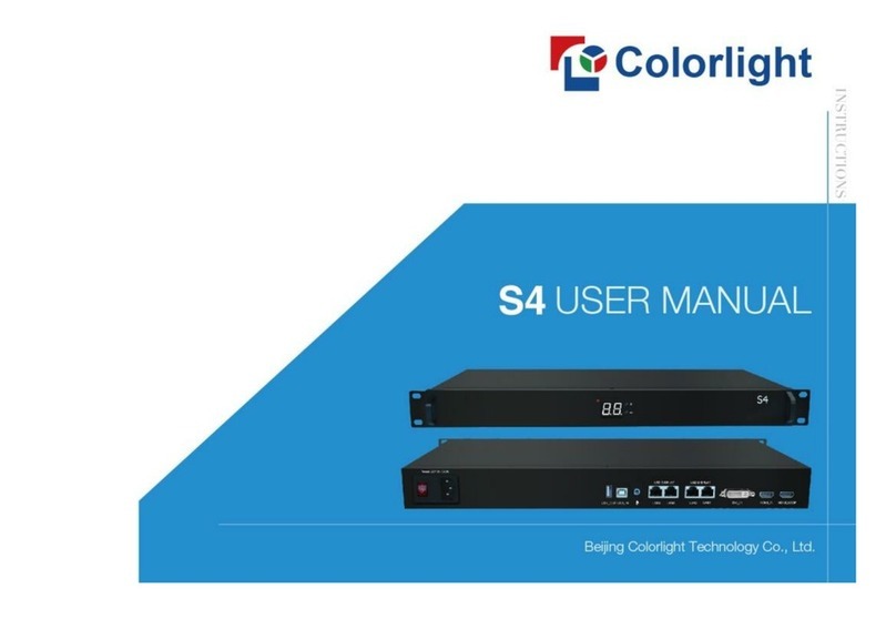 Colorlight S4 User manual