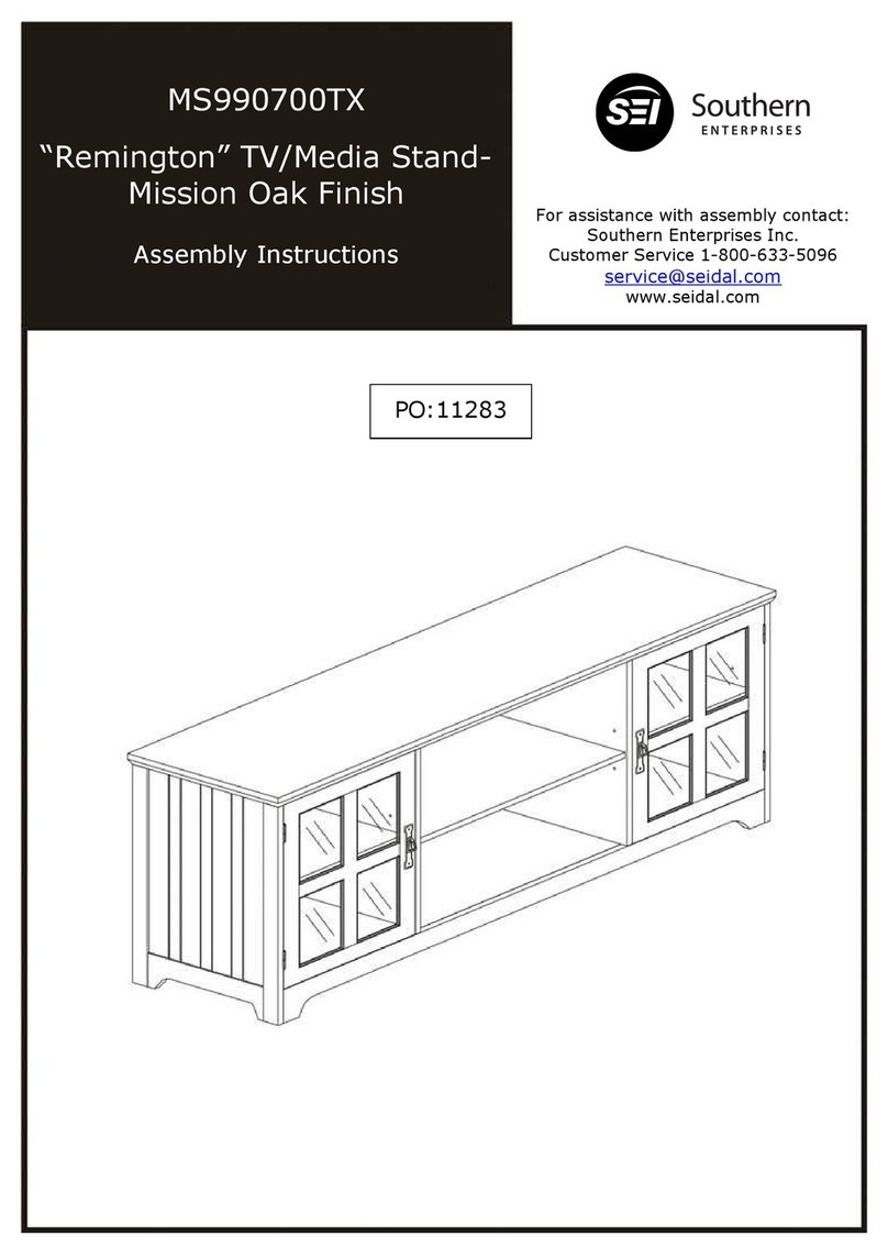 Southern Enterprises Remington MS990700TX Assembly instructions