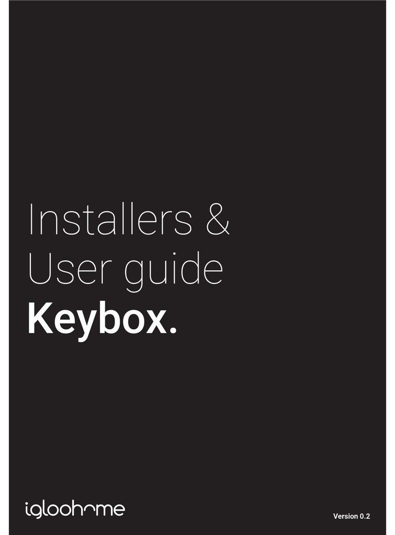 Igloohome Smart Keybox v1.1 Installer/user guide Igloohome Smart Keybox v1.1 Installer/user guide