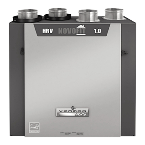 Venmar AVS HRV EKO 1.5 user guide