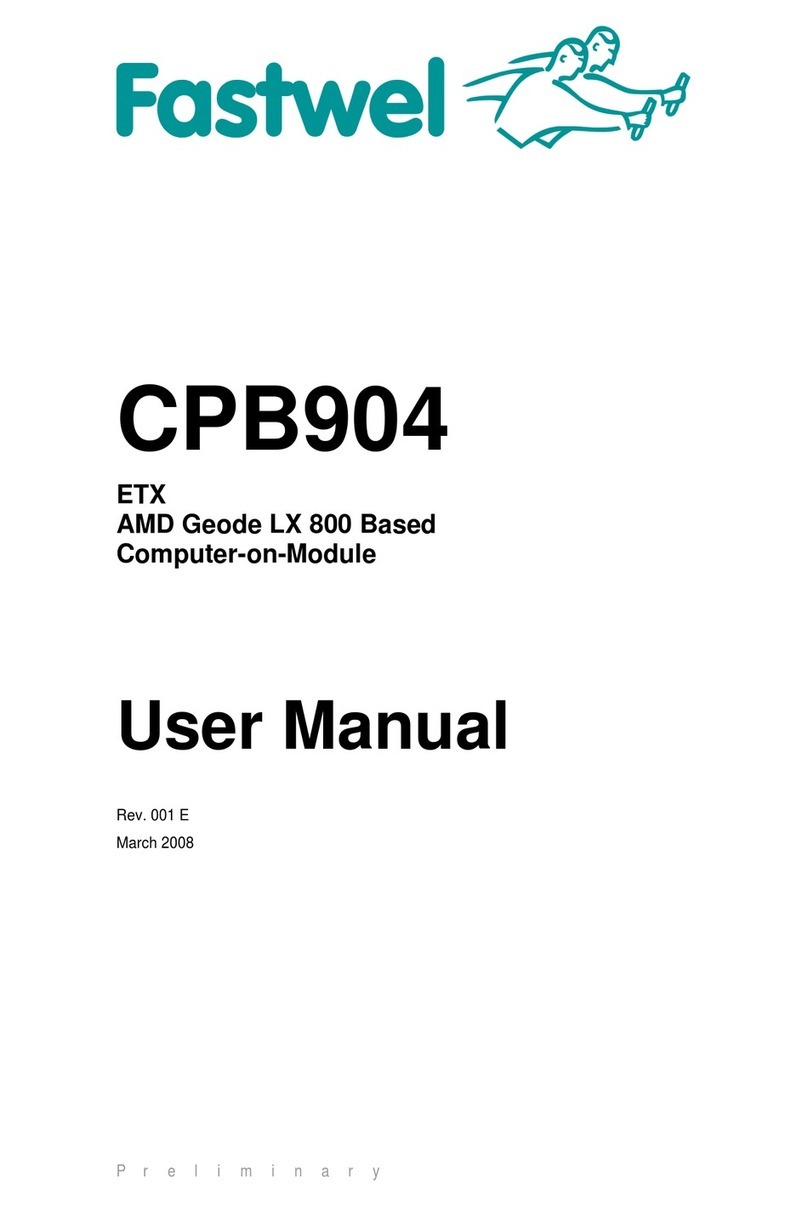 Fastwel CPB904 User manual