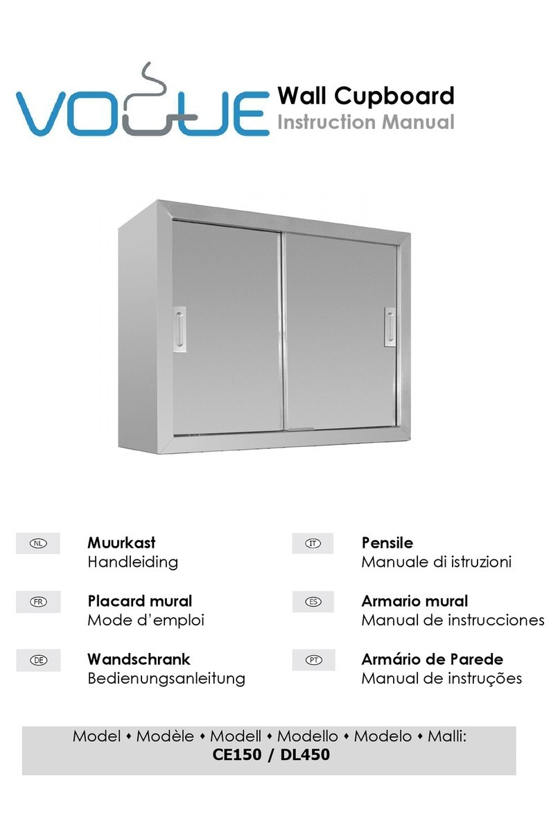 Vogue CE150 User manual